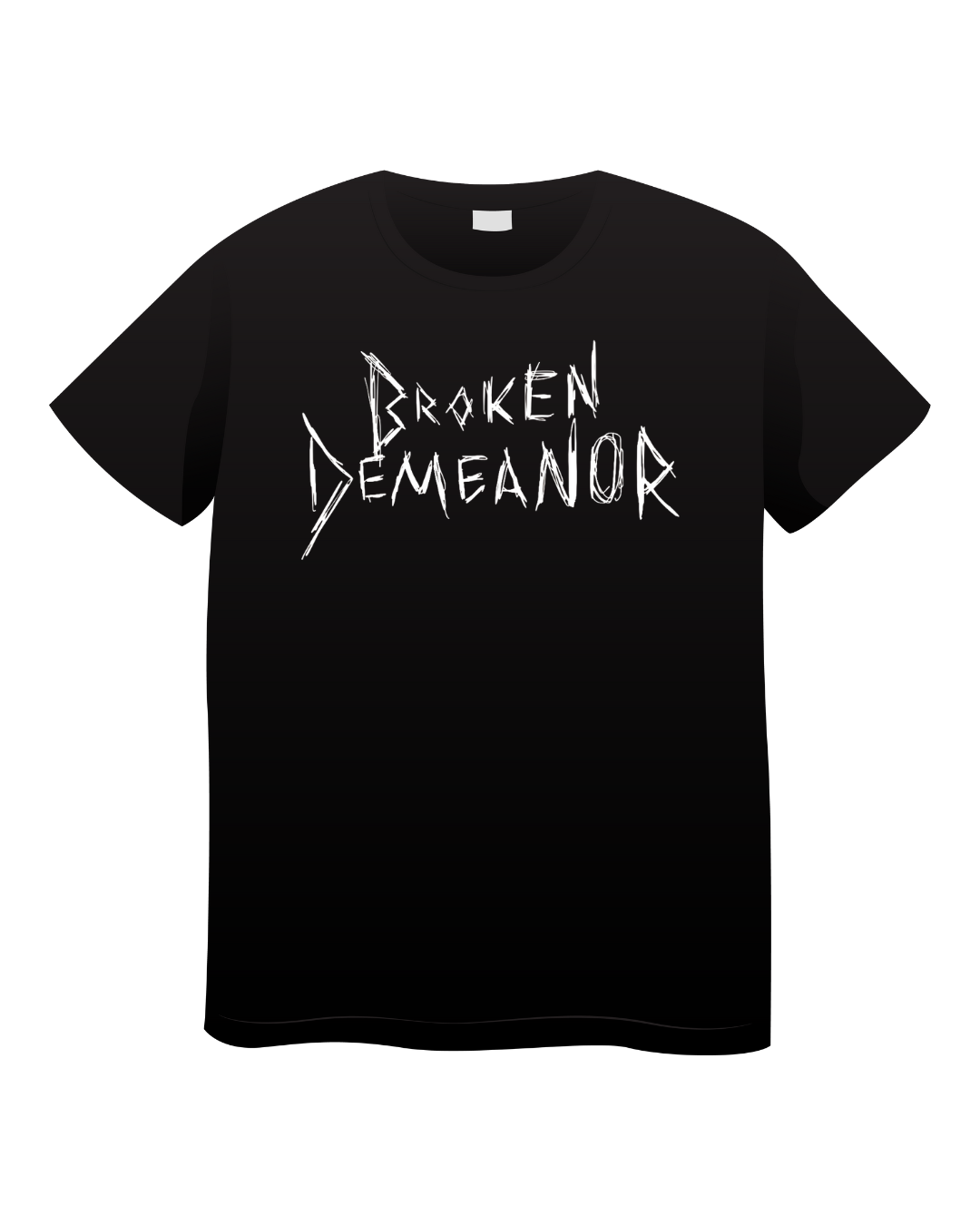 Broken Demeanor - "Scratch Logo" Shirt